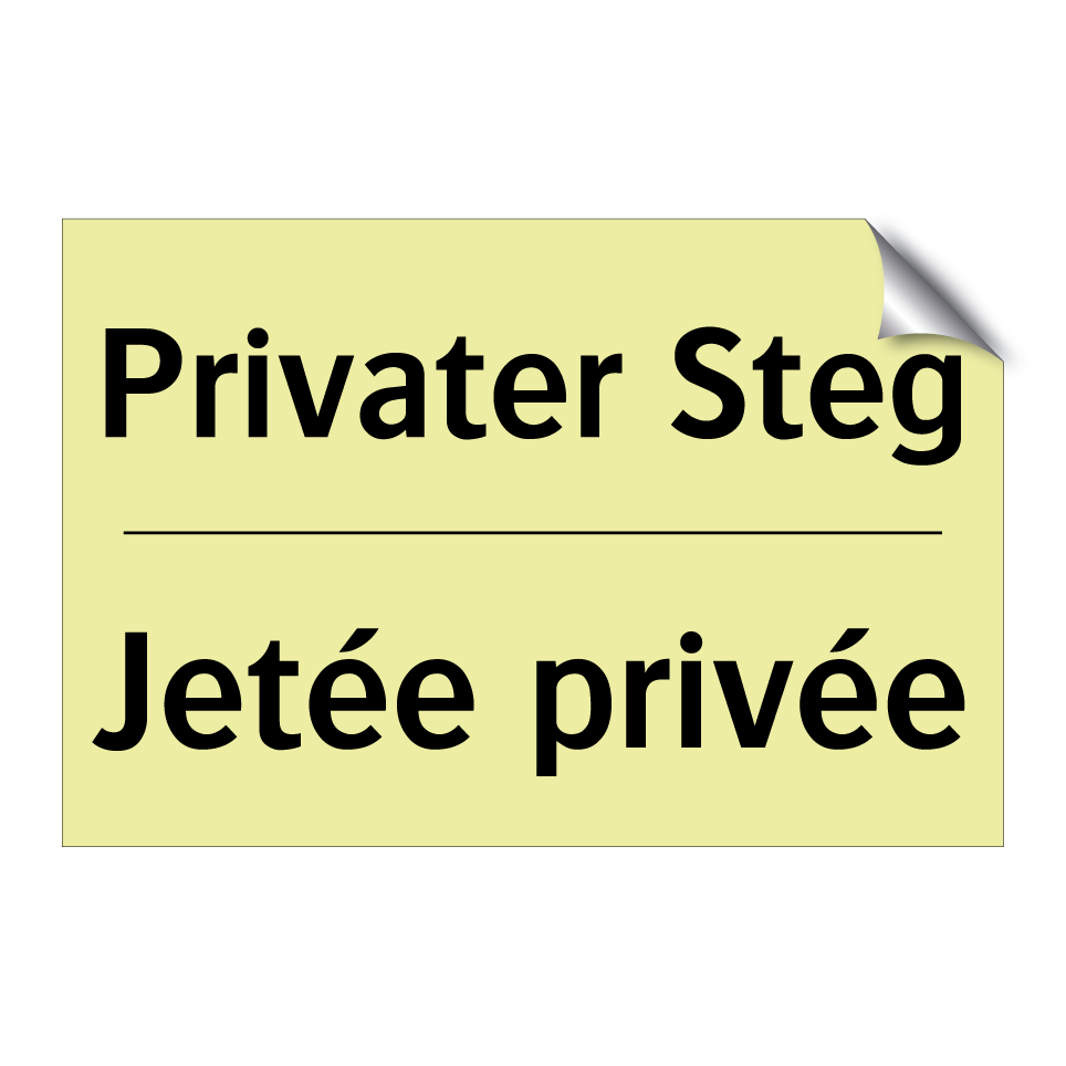 Privater Steg - Jetée privée