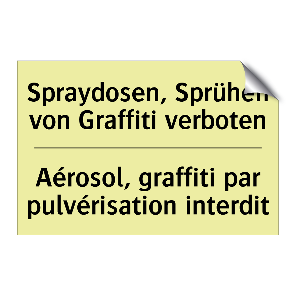 Spraydosen, Sprühen von Graffiti /.../ - Aérosol, graffiti par pulvérisation /.../