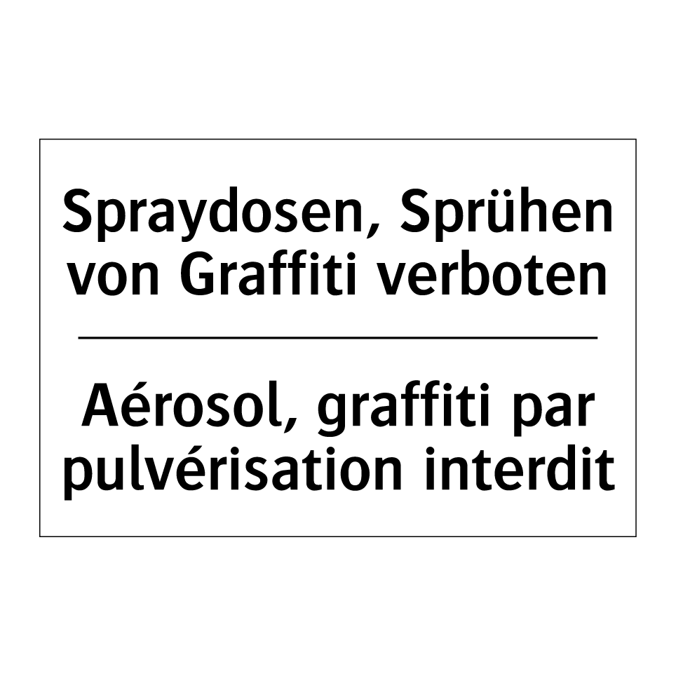 Spraydosen, Sprühen von Graffiti /.../ - Aérosol, graffiti par pulvérisation /.../