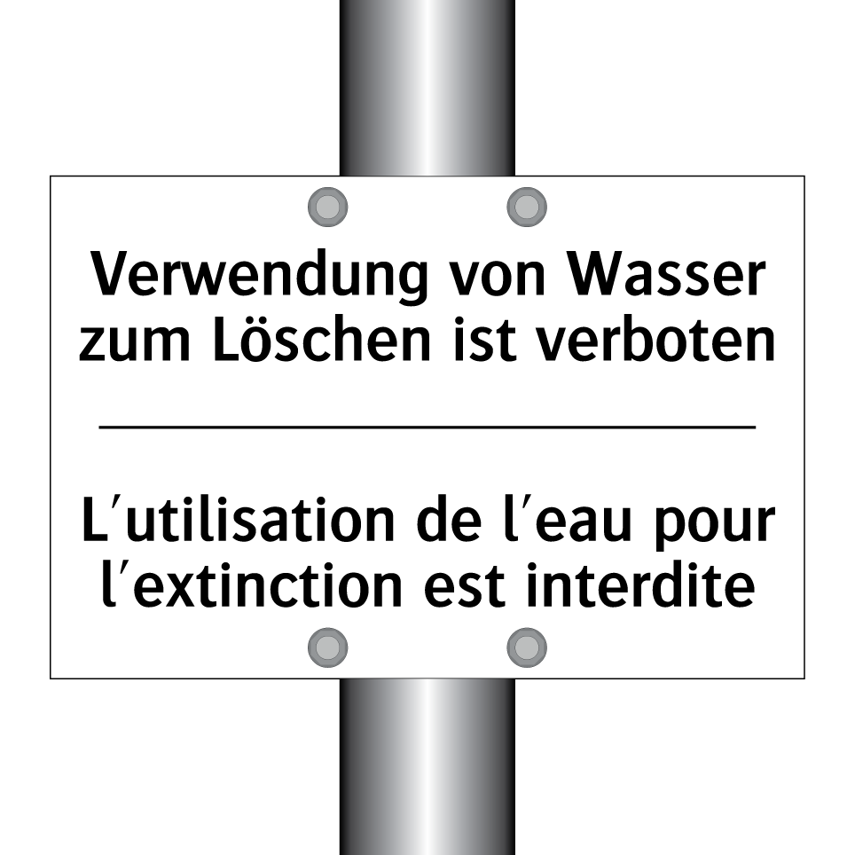 Verwendung von Wasser zum Löschen /.../ - L'utilisation de l'eau pour l'extinction /.../