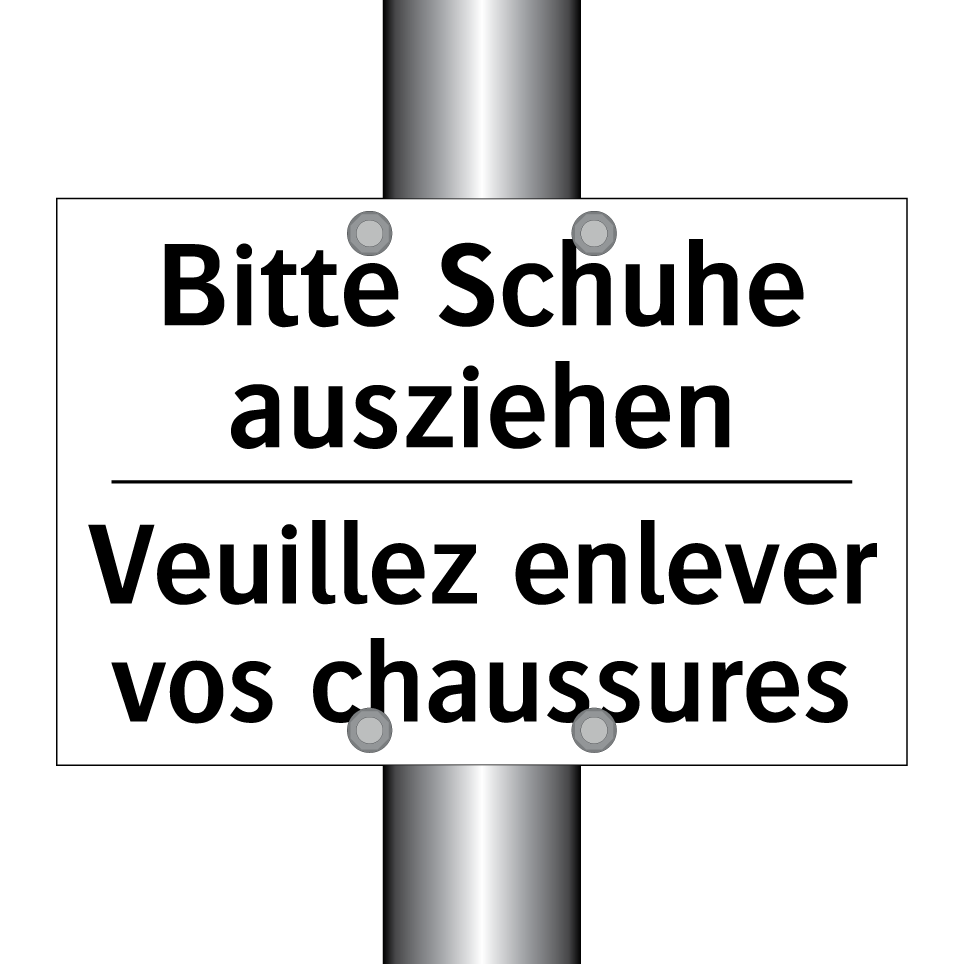 Bitte Schuhe ausziehen - Veuillez enlever vos chaussures /.../