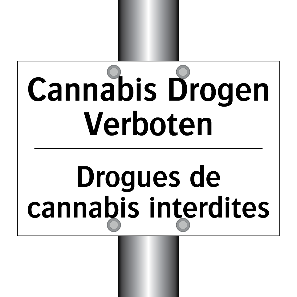 Cannabis Drogen Verboten - Drogues de cannabis interdites