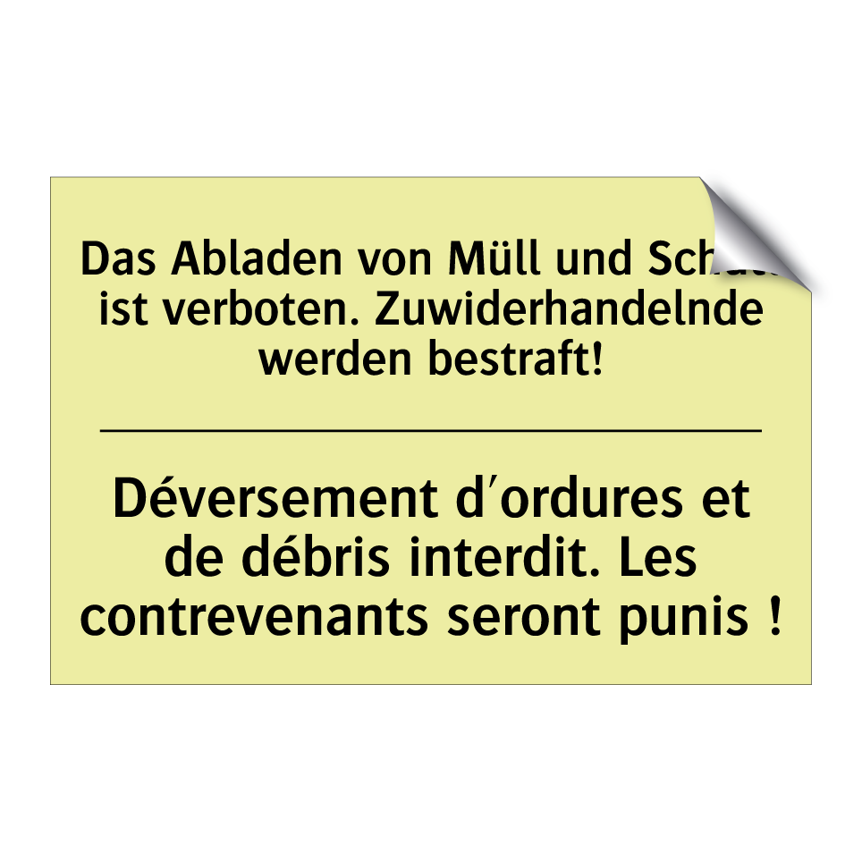 Das Abladen von Müll und Schutt /.../ - Déversement d'ordures et de débris /.../