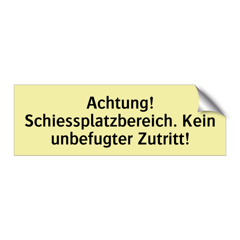 Ab hier: keine Fussgänger erlaubt