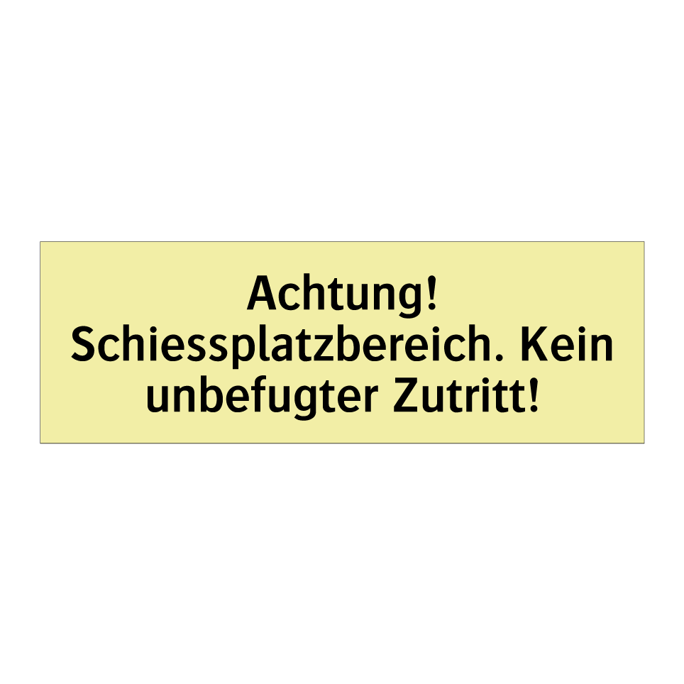 Ab hier: keine Fussgänger erlaubt