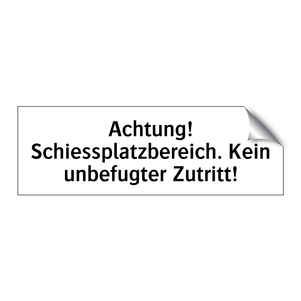 Ab hier: keine Fussgänger erlaubt