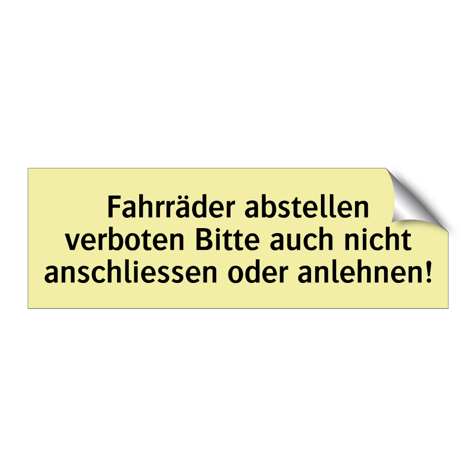 Der Genuss von Alkohol ist verboten!
