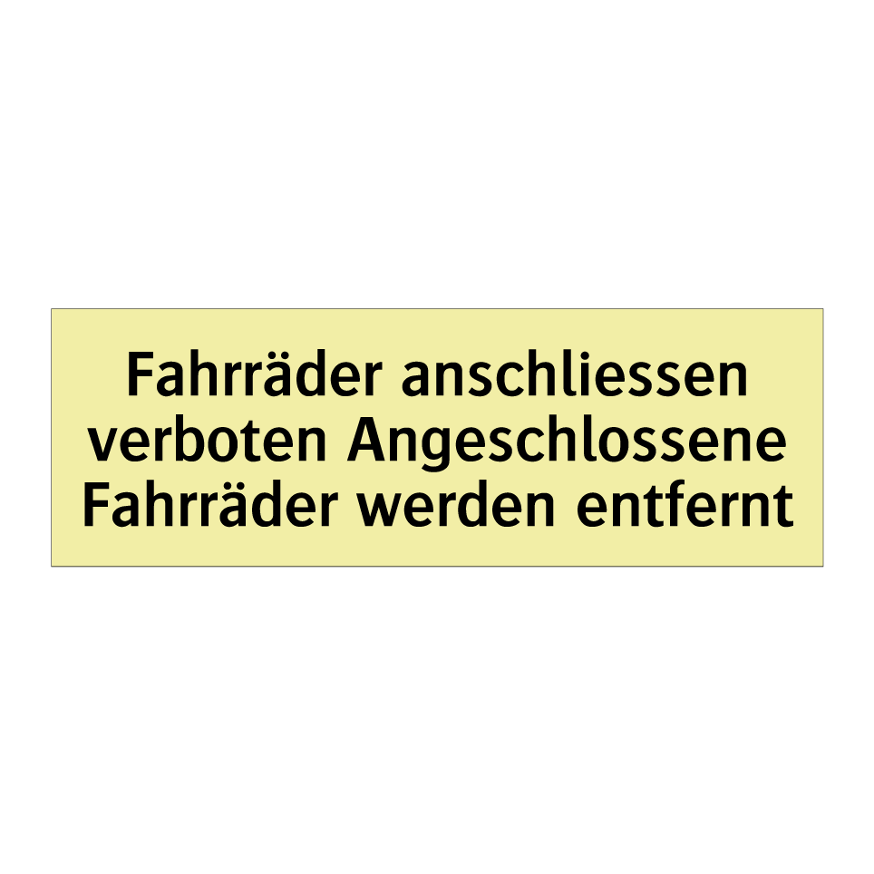 Der Konsum von Alkohol in der Fussgängerzone ist verboten!