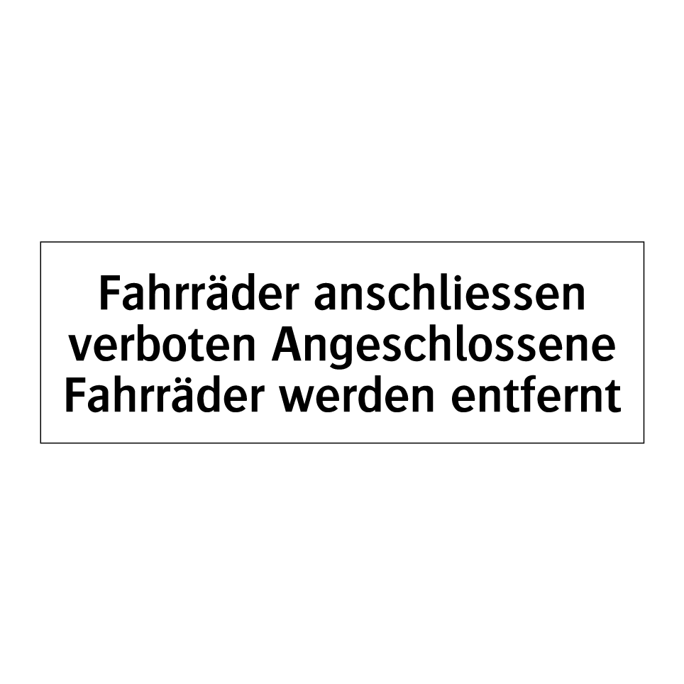 Der Konsum von Alkohol in der Fussgängerzone ist verboten!