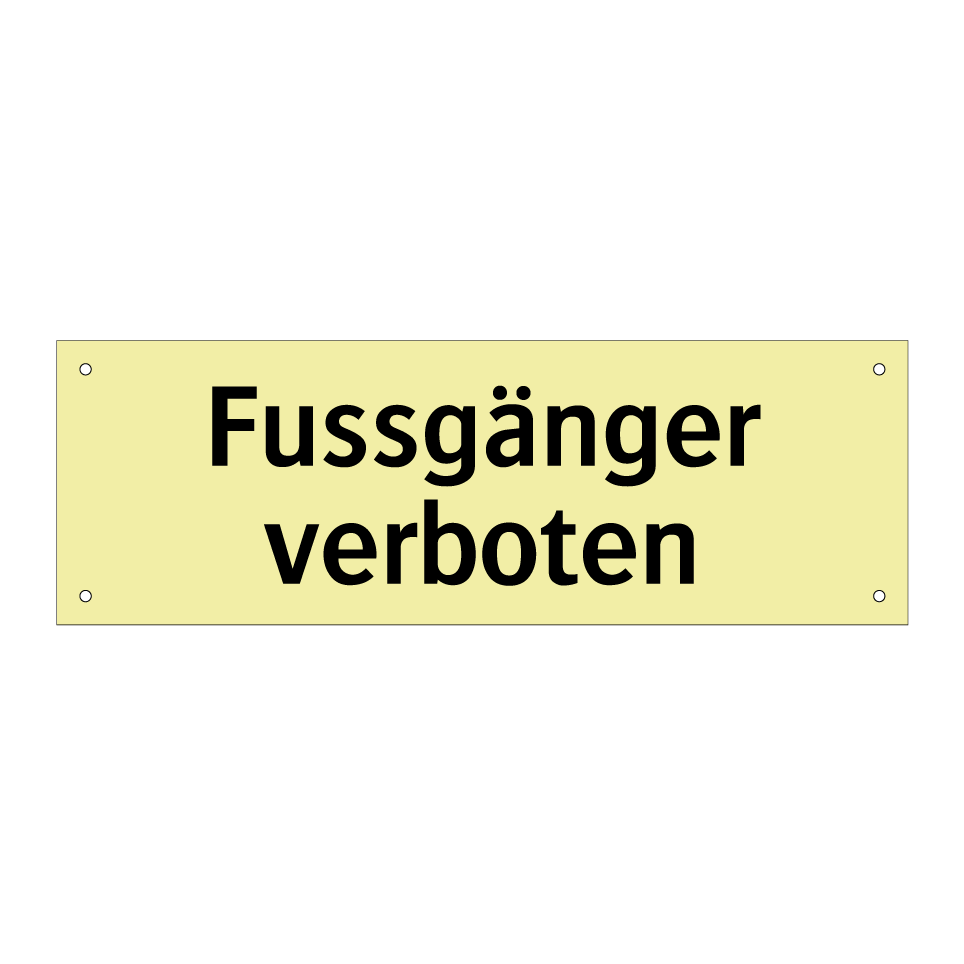Fussball spielen verboten
