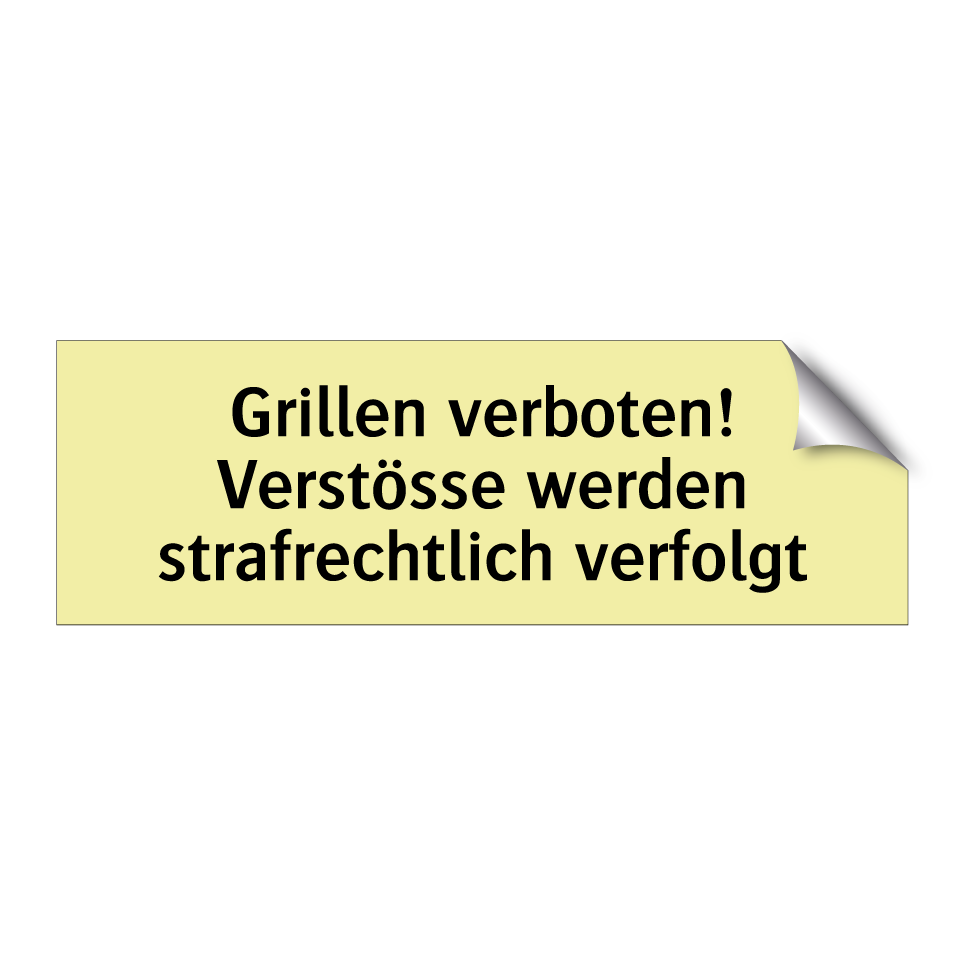 Für Fussgänger verboten!