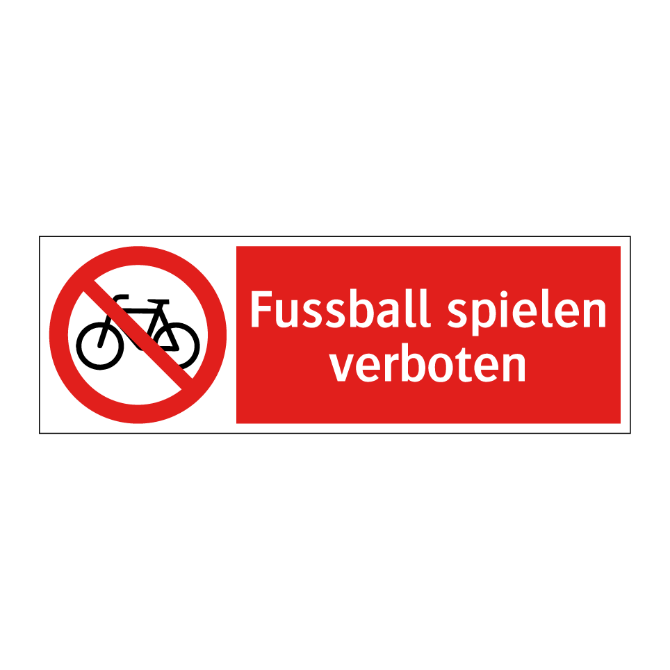 Fahrräder nicht an den Zaun lehnen oder anschliessen