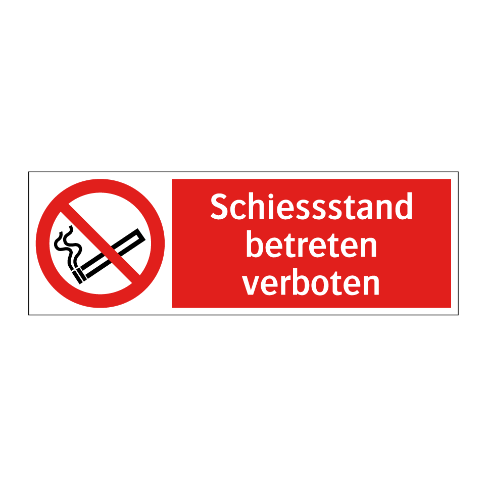 Rauchfreier Aussenbereich gesetzlich vorgeschrieben