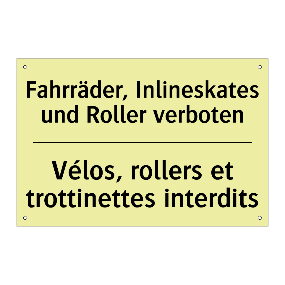 Fahrräder, Inlineskates und Roller /.../ - Vélos, rollers et trottinettes /.../