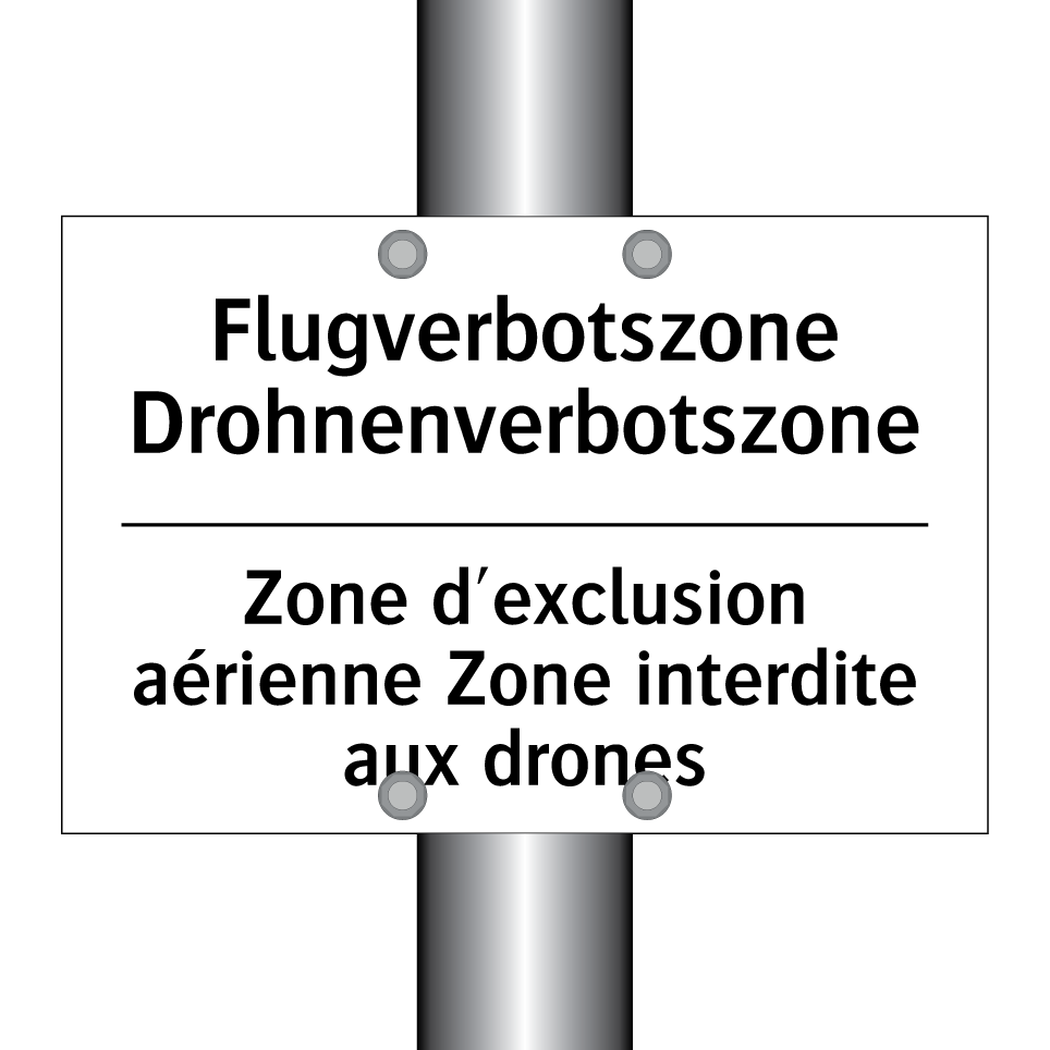Flugverbotszone Drohnenverbotszone /.../ - Zone d'exclusion aérienne Zone /.../
