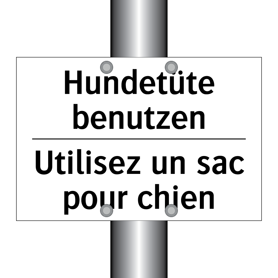 Hundetüte benutzen - Utilisez un sac pour chien