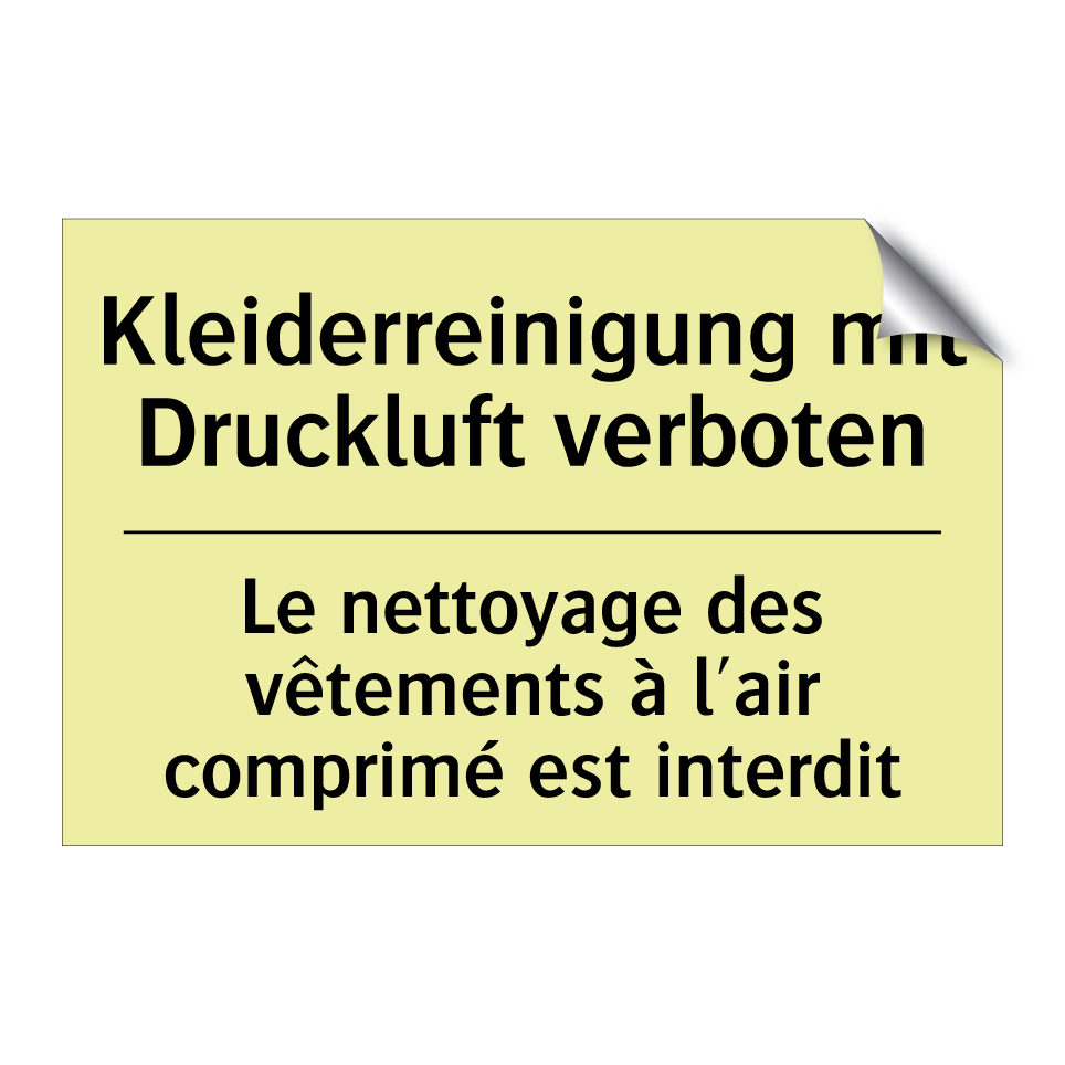 Kleiderreinigung mit Druckluft /.../ - Le nettoyage des vêtements à l'air /.../