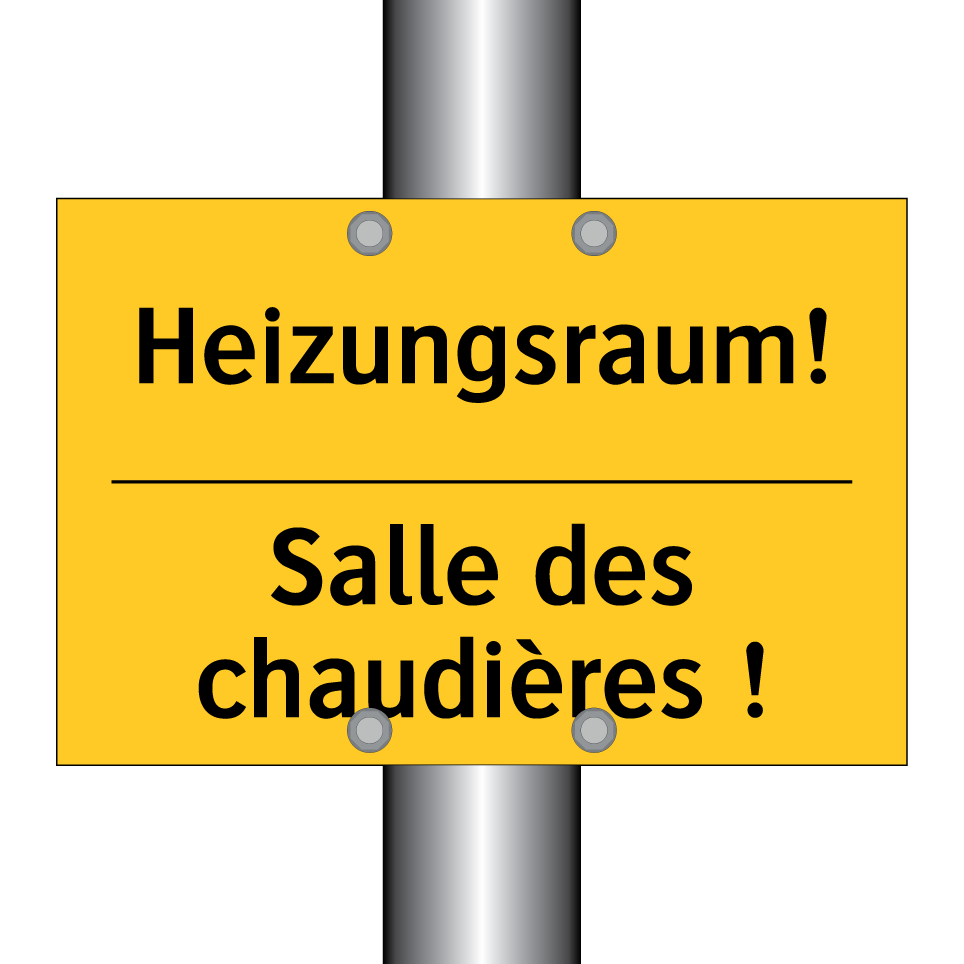 Heizungsraum! - Salle des chaudières !