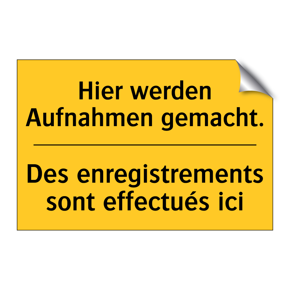 Hier werden Aufnahmen gemacht. - Des enregistrements sont effectués /.../