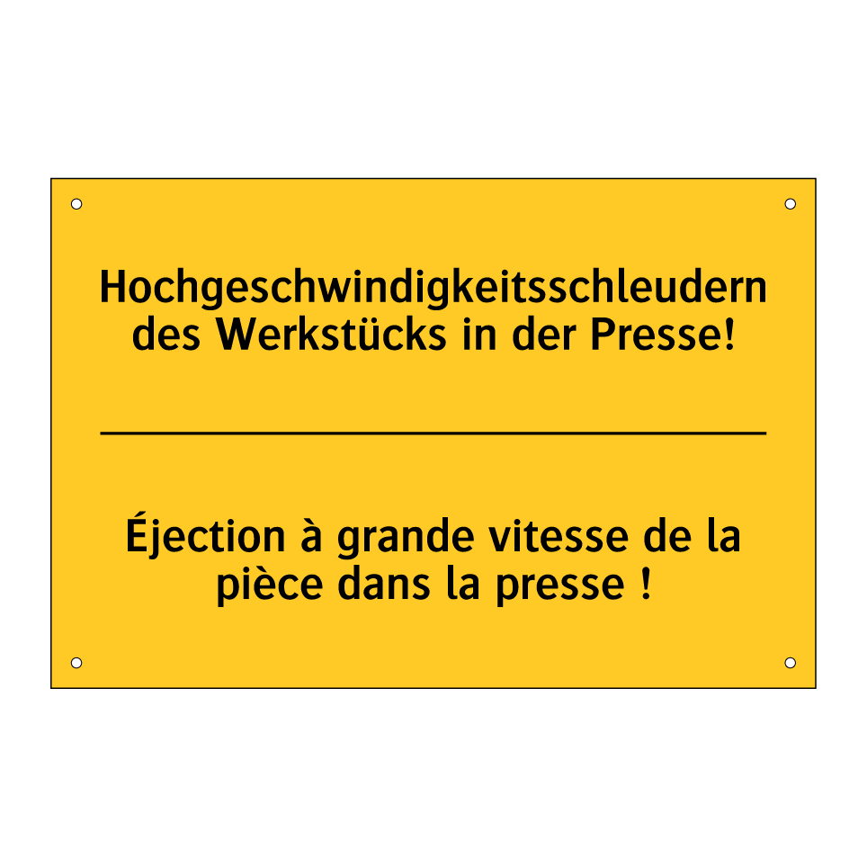 Hochgeschwindigkeitsschleudern /.../ - Éjection à grande vitesse de la /.../