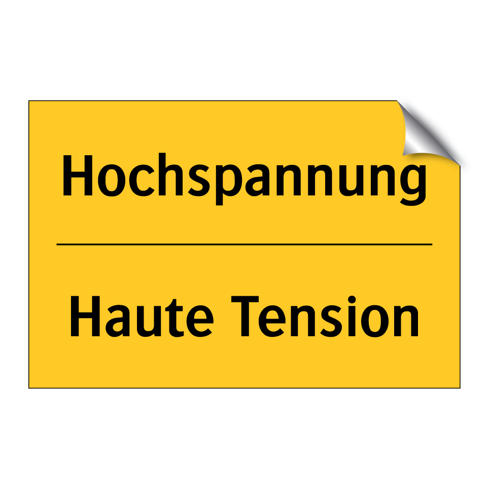 Hochspannung - Haute Tension