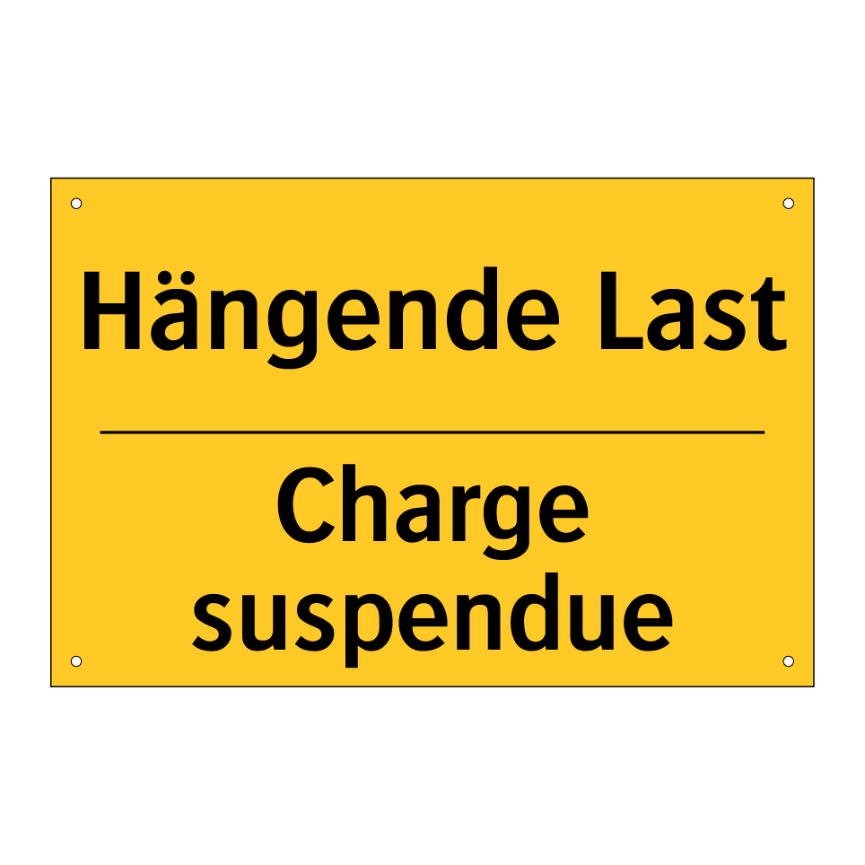 Hängende Last - Charge suspendue