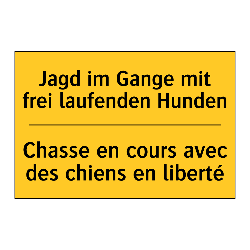 Jagd im Gange mit frei laufenden /.../ - Chasse en cours avec des chiens /.../