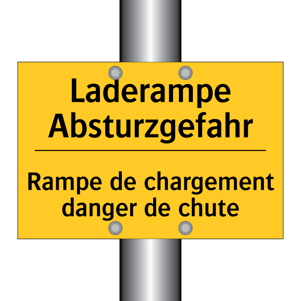 Laderampe Absturzgefahr - Rampe de chargement danger de /.../