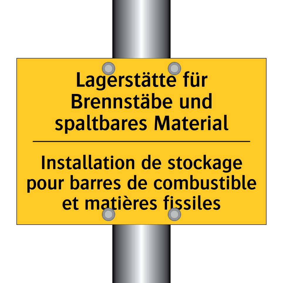 Lagerstätte für Brennstäbe und /.../ - Installation de stockage pour /.../