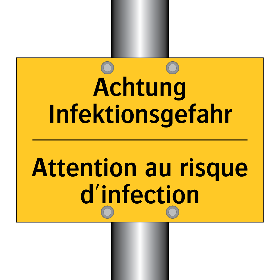 Achtung Infektionsgefahr - Attention au risque d'infection /.../