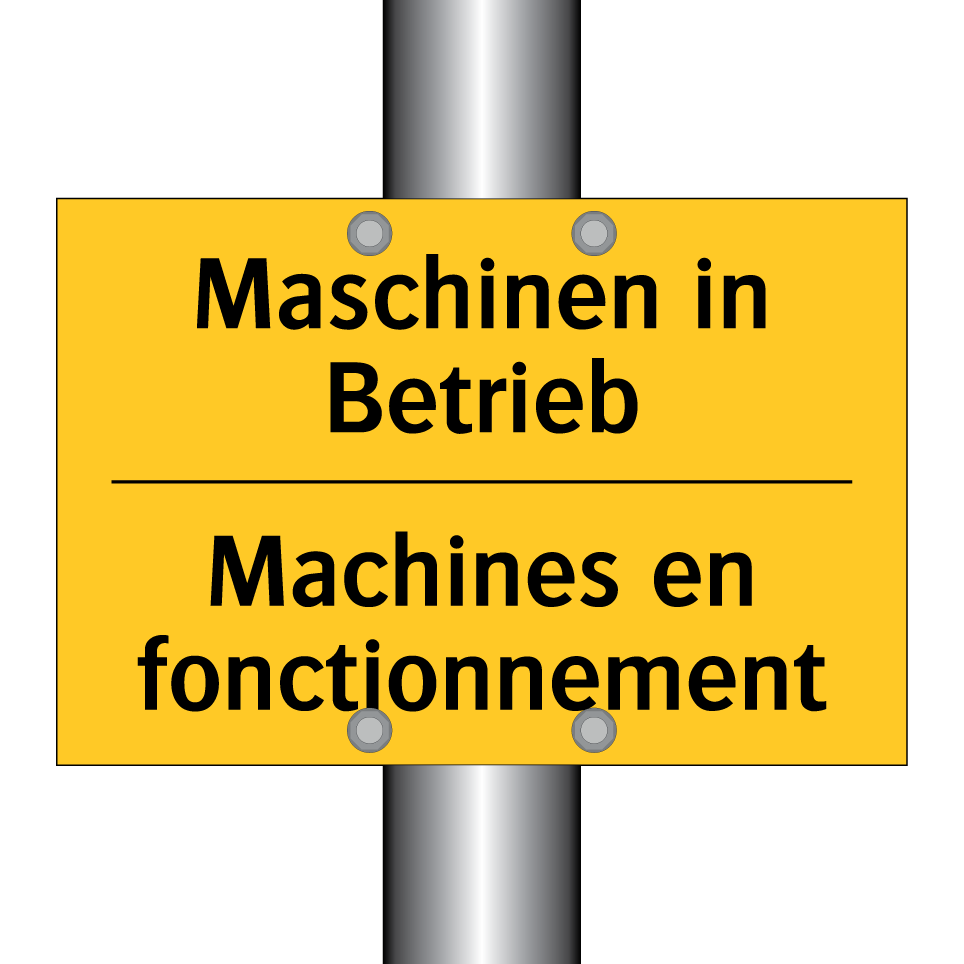Maschinen in Betrieb - Machines en fonctionnement