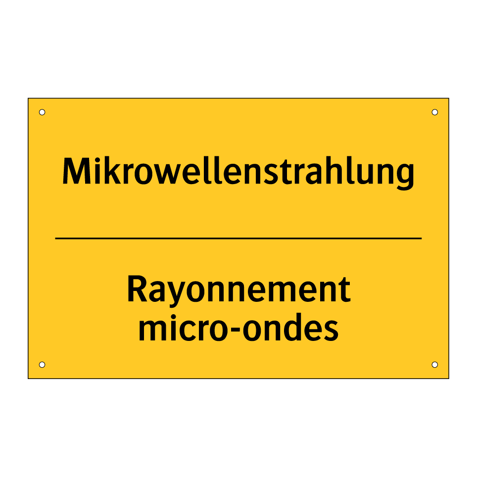 Mikrowellenstrahlung - Rayonnement micro-ondes