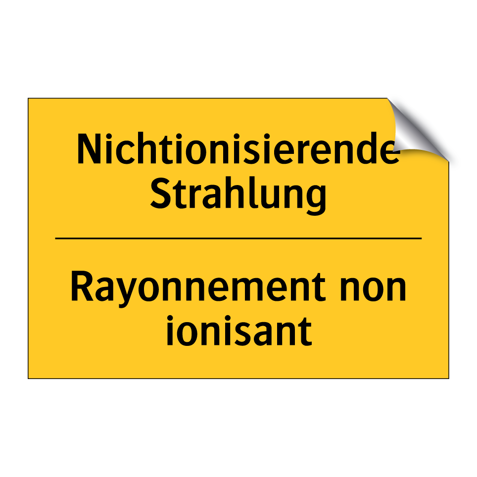 Nichtionisierende Strahlung - Rayonnement non ionisant