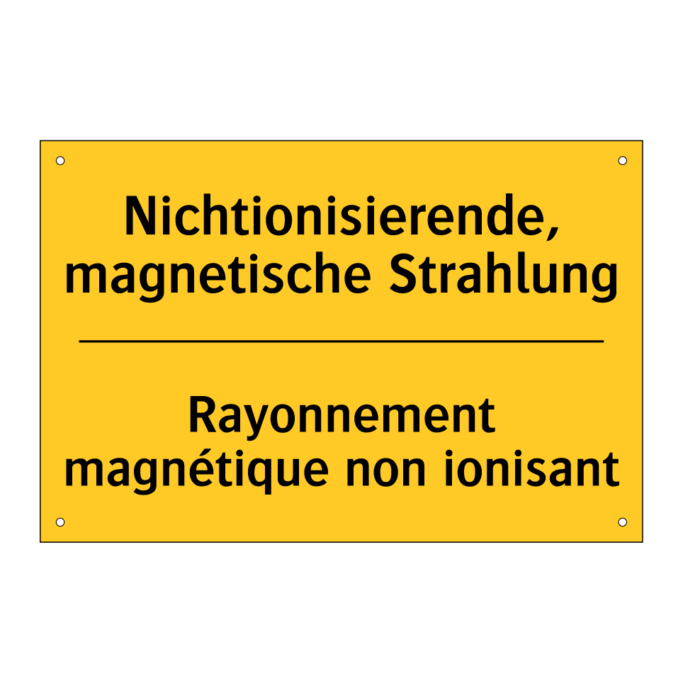 Nichtionisierende, magnetische /.../ - Rayonnement magnétique non ionisant /.../