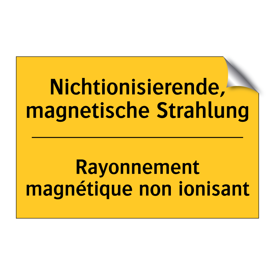 Nichtionisierende, magnetische /.../ - Rayonnement magnétique non ionisant /.../