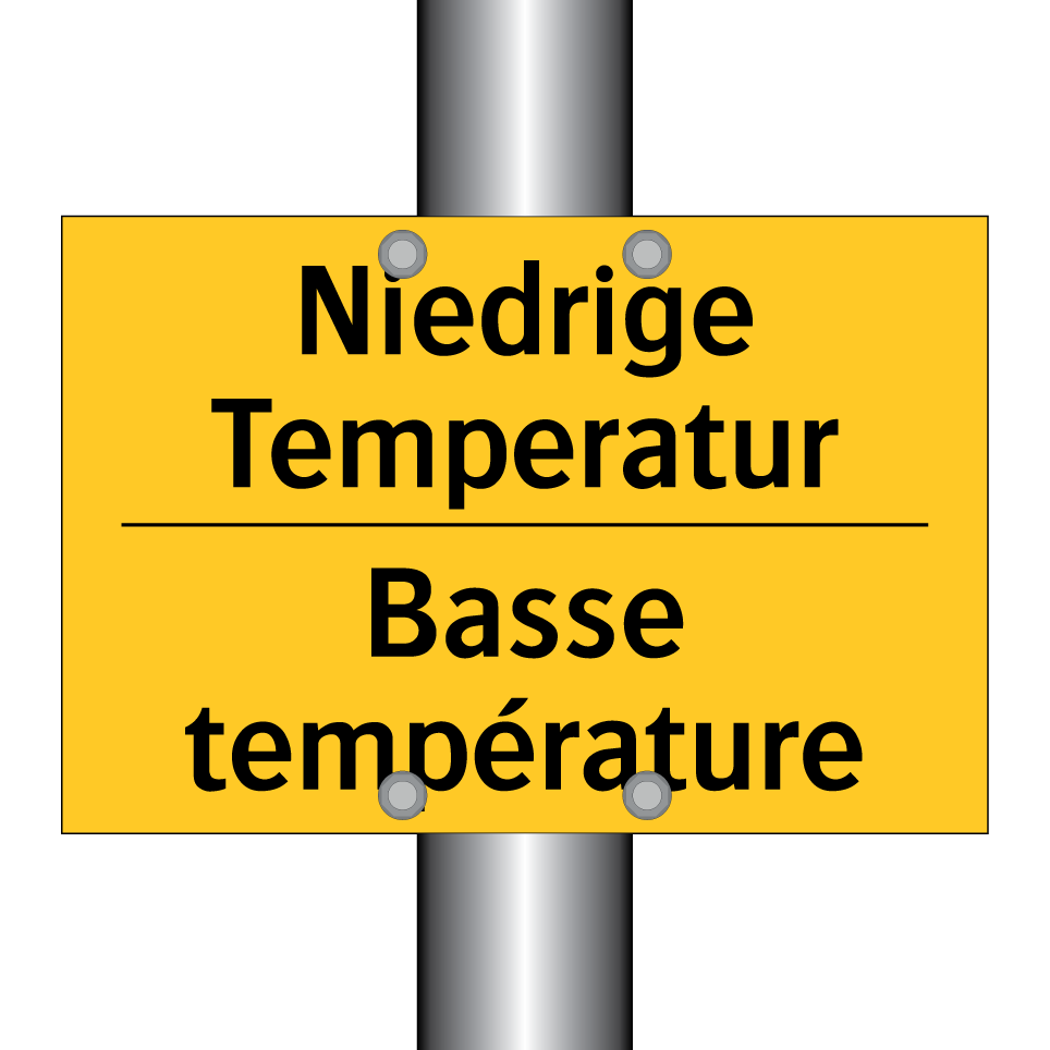 Niedrige Temperatur - Basse température