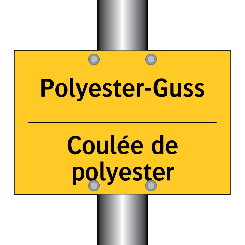Polyester-Guss - Coulée de polyester