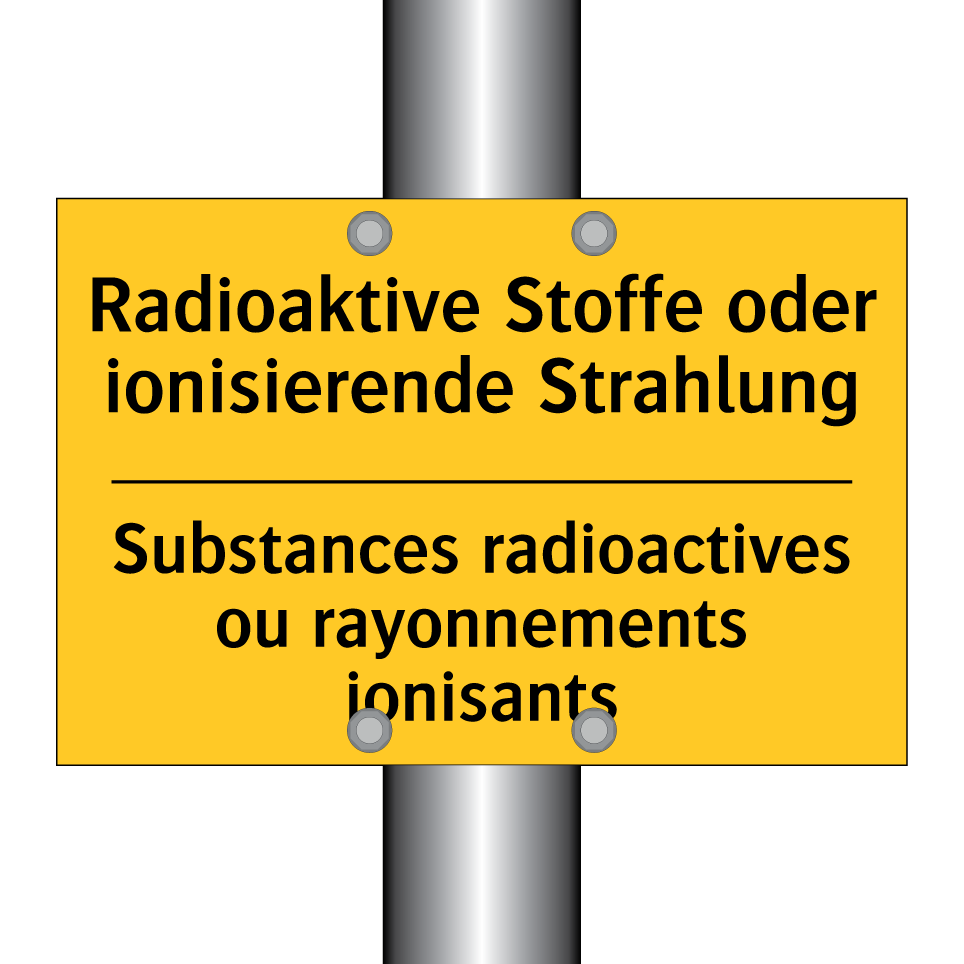 Radioaktive Stoffe oder ionisierende /.../ - Substances radioactives ou rayonnements /.../