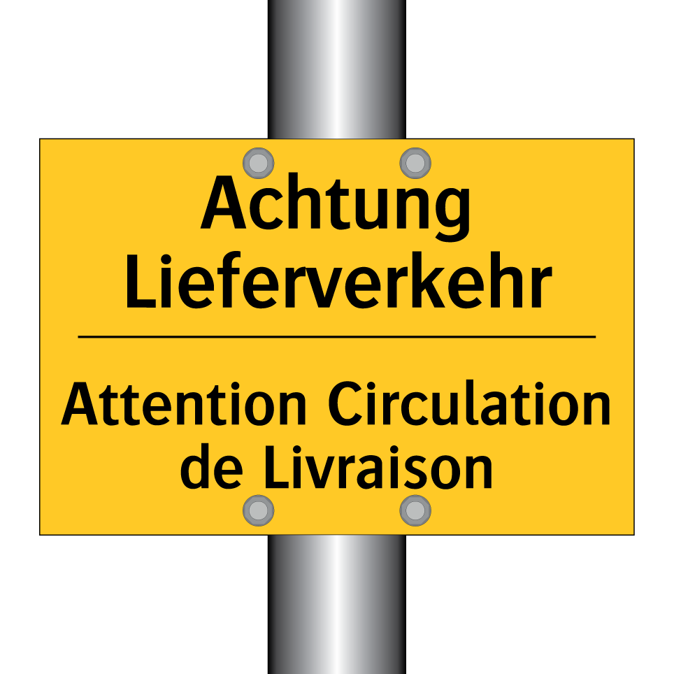 Achtung Lieferverkehr - Attention Circulation de Livraison /.../