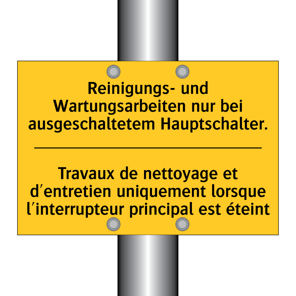 Reinigungs- und Wartungsarbeiten /.../ - Travaux de nettoyage et d'entretien /.../