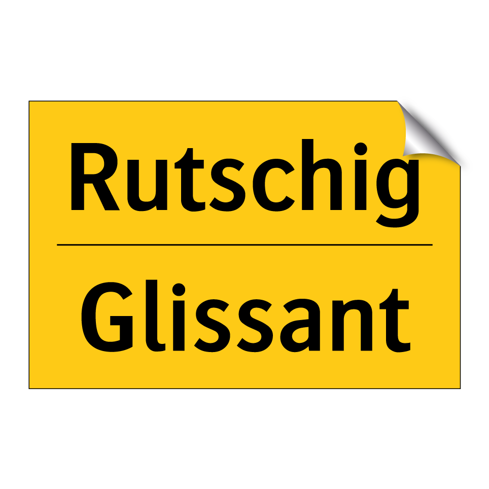 Rutschig - Glissant