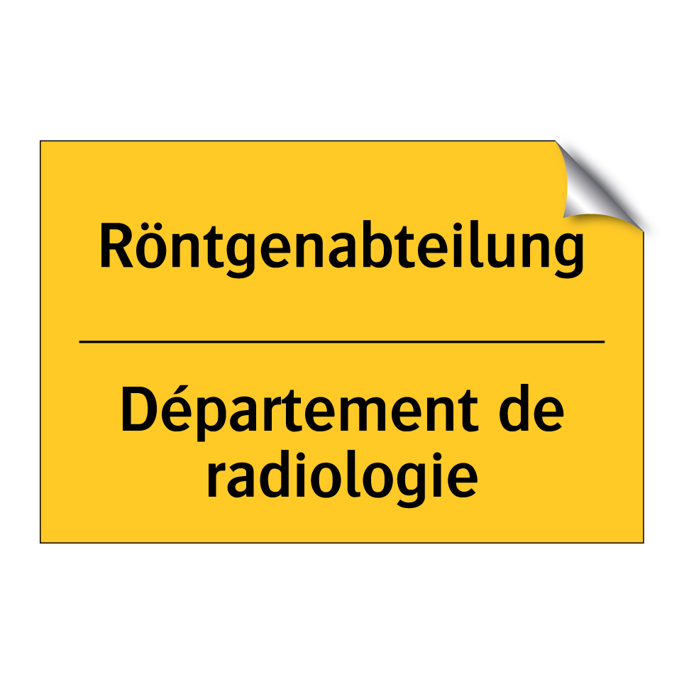 Röntgenabteilung - Département de radiologie
