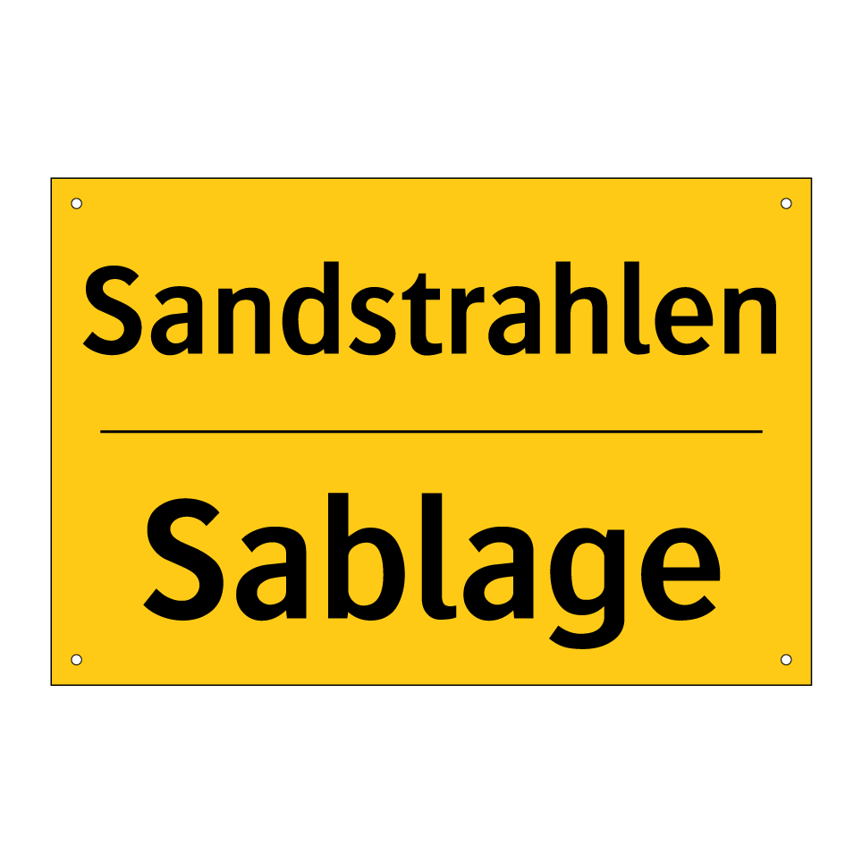 Sandstrahlen - Sablage
