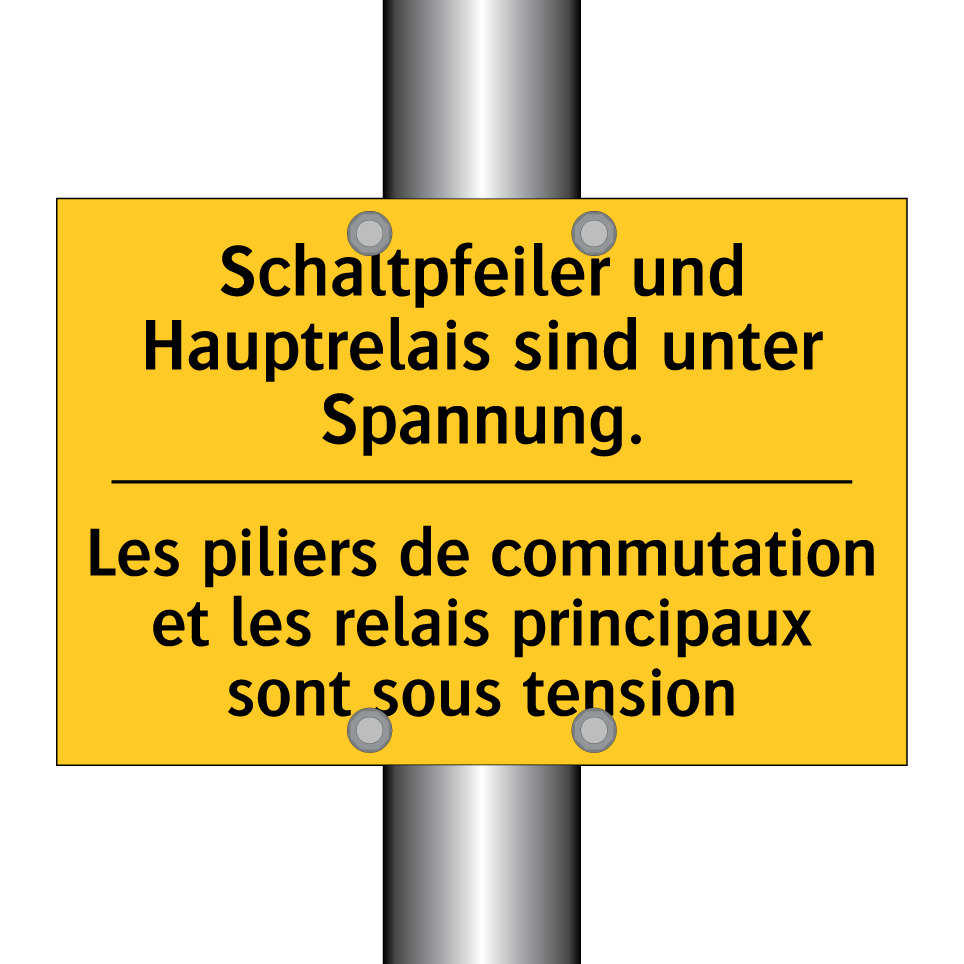 Schaltpfeiler und Hauptrelais /.../ - Les piliers de commutation et /.../