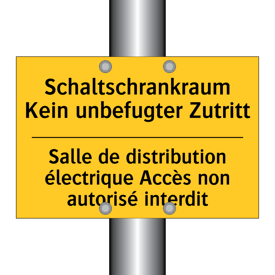 Schaltschrankraum Kein unbefugter /.../ - Salle de distribution électrique /.../