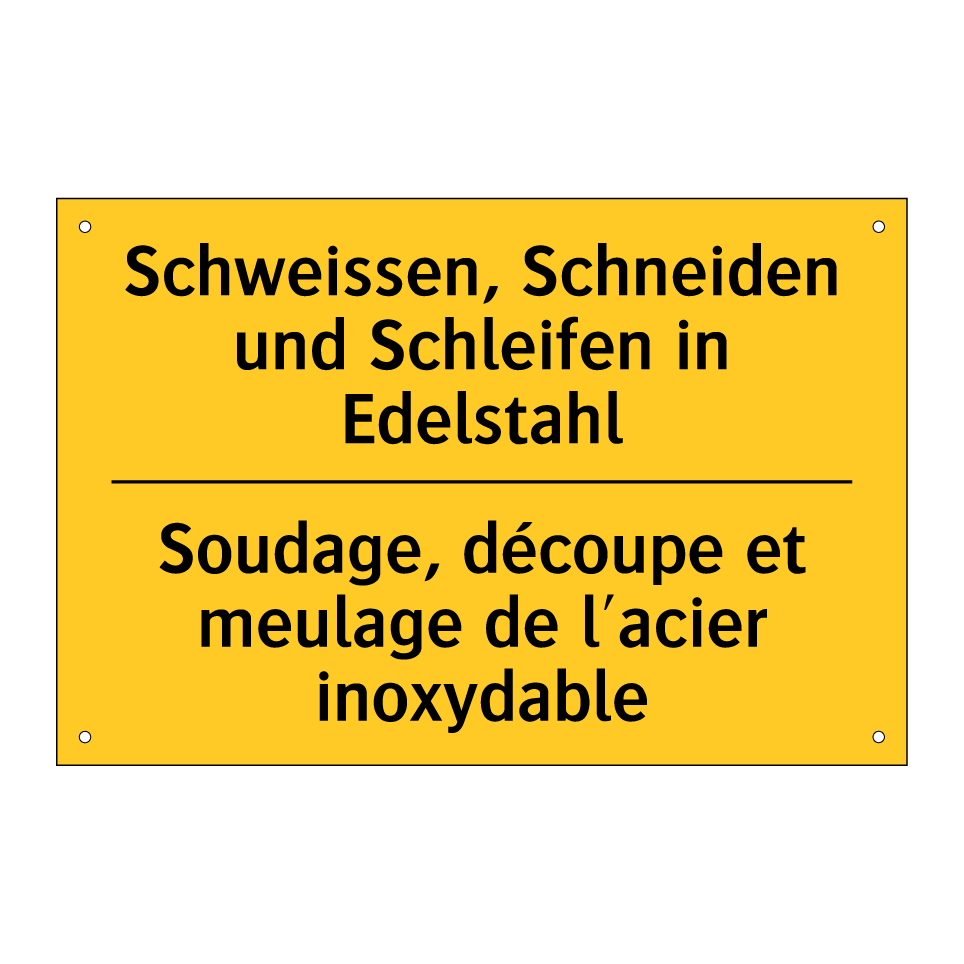 Schweissen, Schneiden und Schleifen /.../ - Soudage, découpe et meulage de /.../