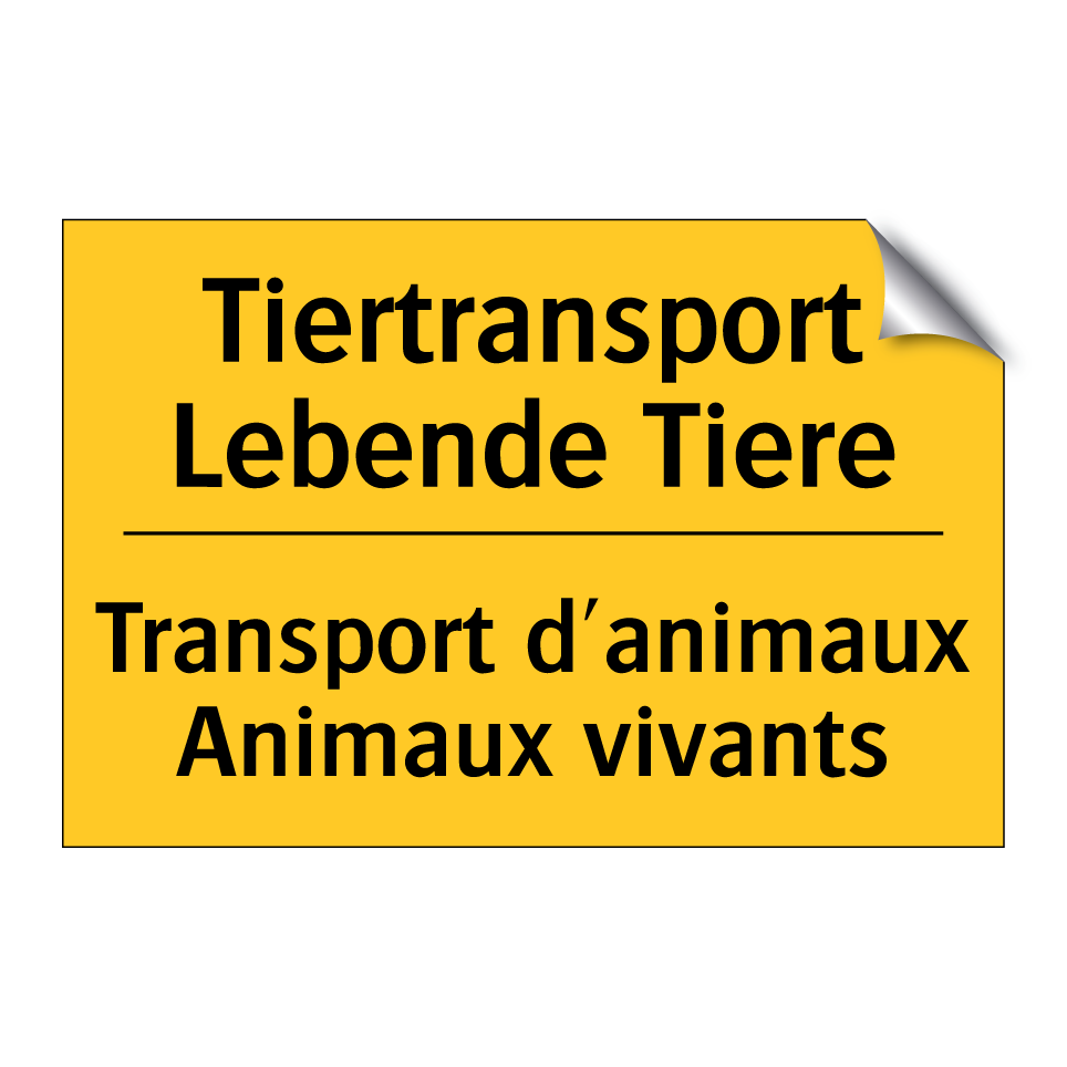 Tiertransport Lebende Tiere - Transport d'animaux Animaux vivants /.../
