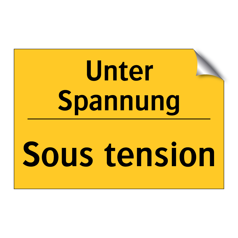 Unter Spannung - Sous tension