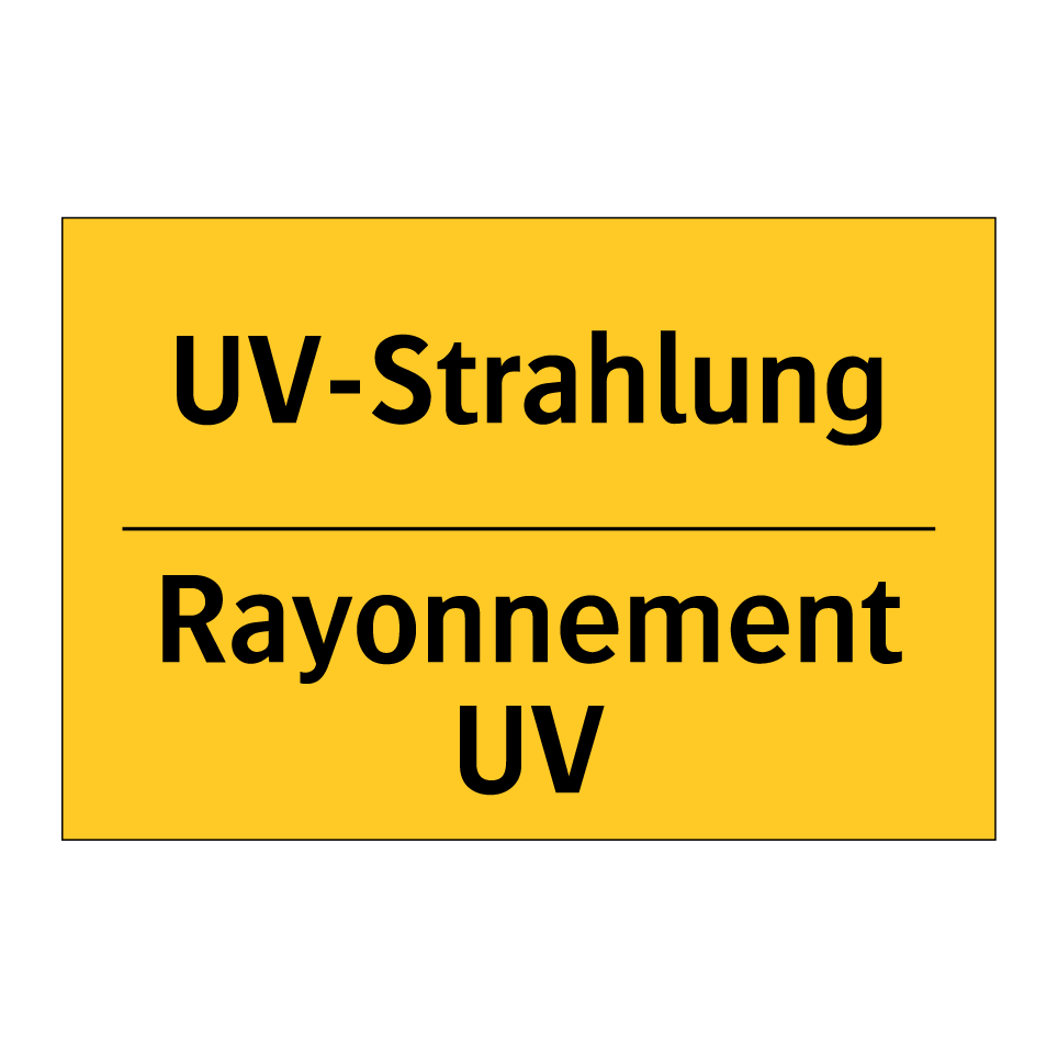 UV-Strahlung - Rayonnement UV