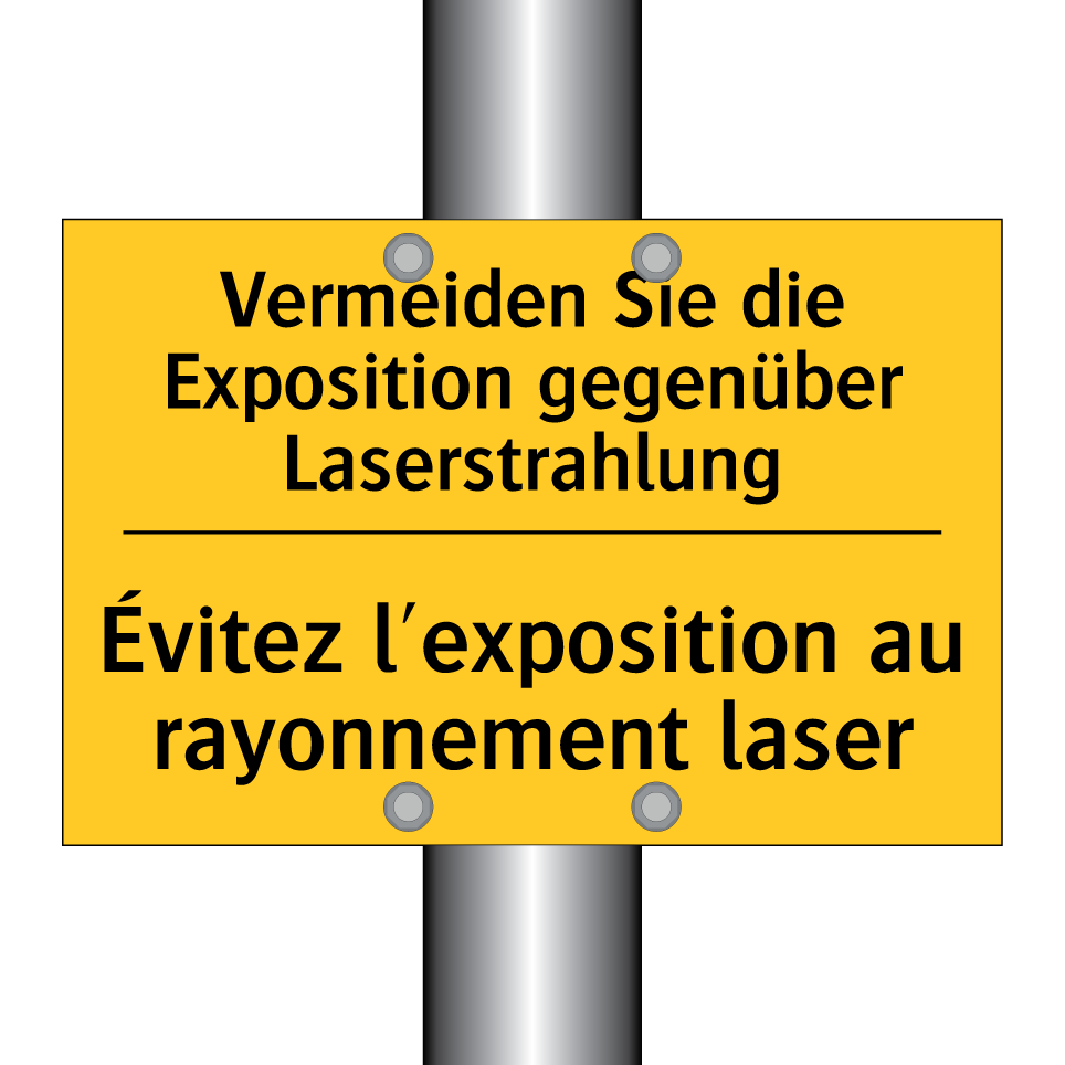 Vermeiden Sie die Exposition gegenüber /.../ - Évitez l'exposition au rayonnement /.../